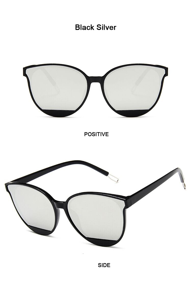 Women's Vintage Mirror Metal Sunglasses