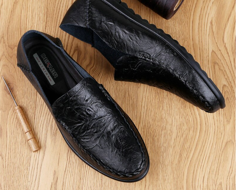 Genuine Leather Loafers for Men