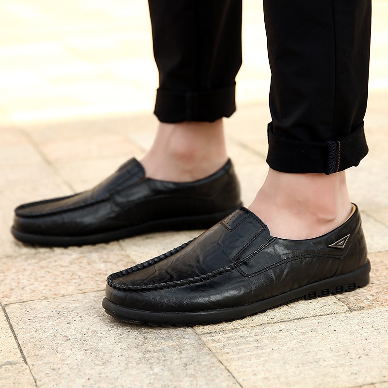 Men's Genuine Leather Casual Moccasins