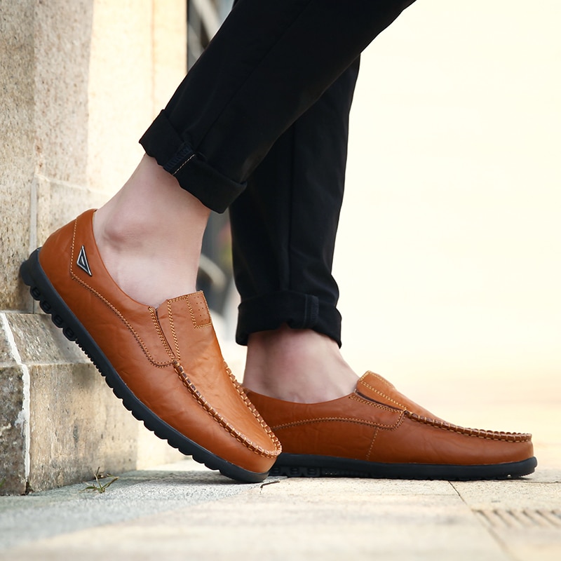 Men's Genuine Leather Casual Moccasins