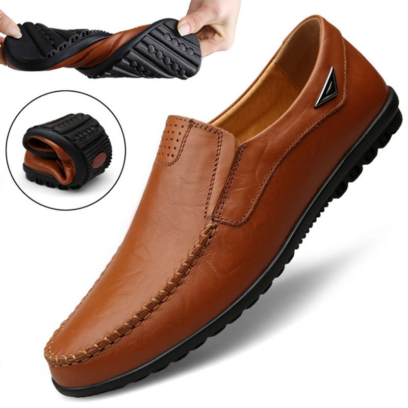 Men's Genuine Leather Casual Moccasins