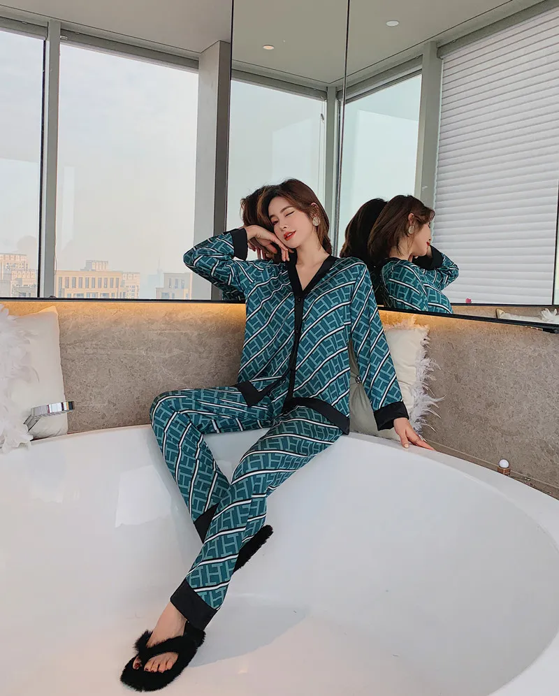 Women's Pajama Set with Pattern