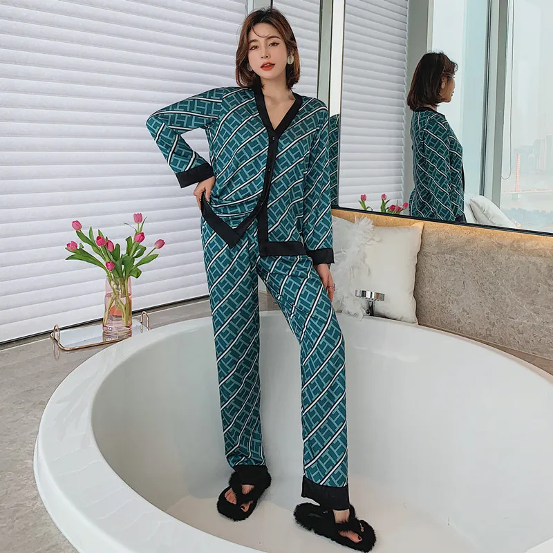 Women's Pajama Set with Pattern