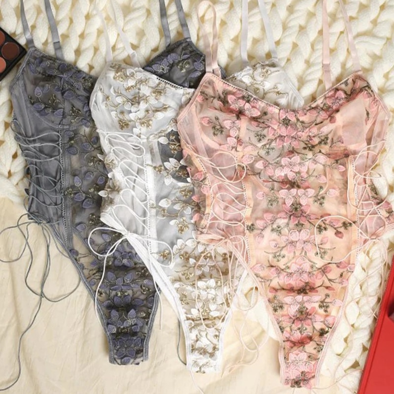 Sexy Lace Women's Teddy Lingerie