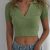 Women’s Solid Color Short Sleeved Crop Top