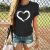 Women’s Harajuku Heart Printed T-Shirt